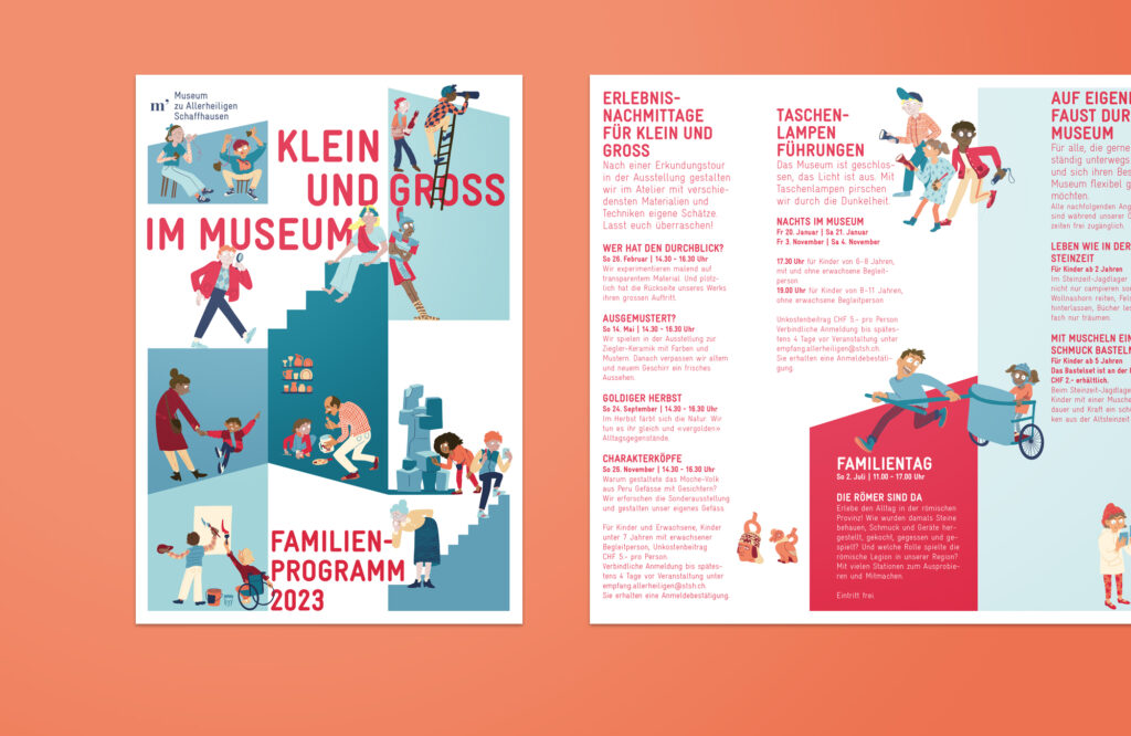 Flyer Illustration Museum zu Allerheiligen Programm